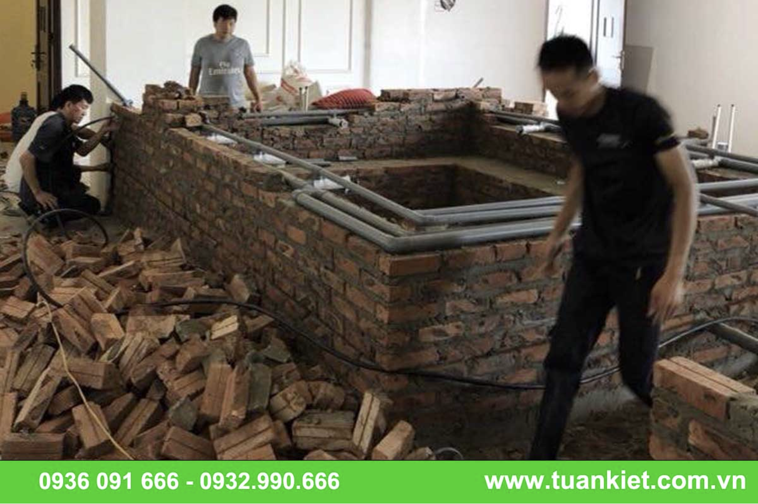 Dịch vụ sửa chữa và thi công trực tiếp tại Tuấn Kiệt