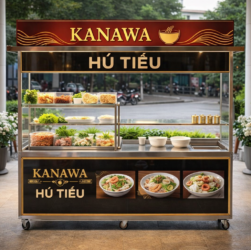 Xe bán hủ tiếu kanawa